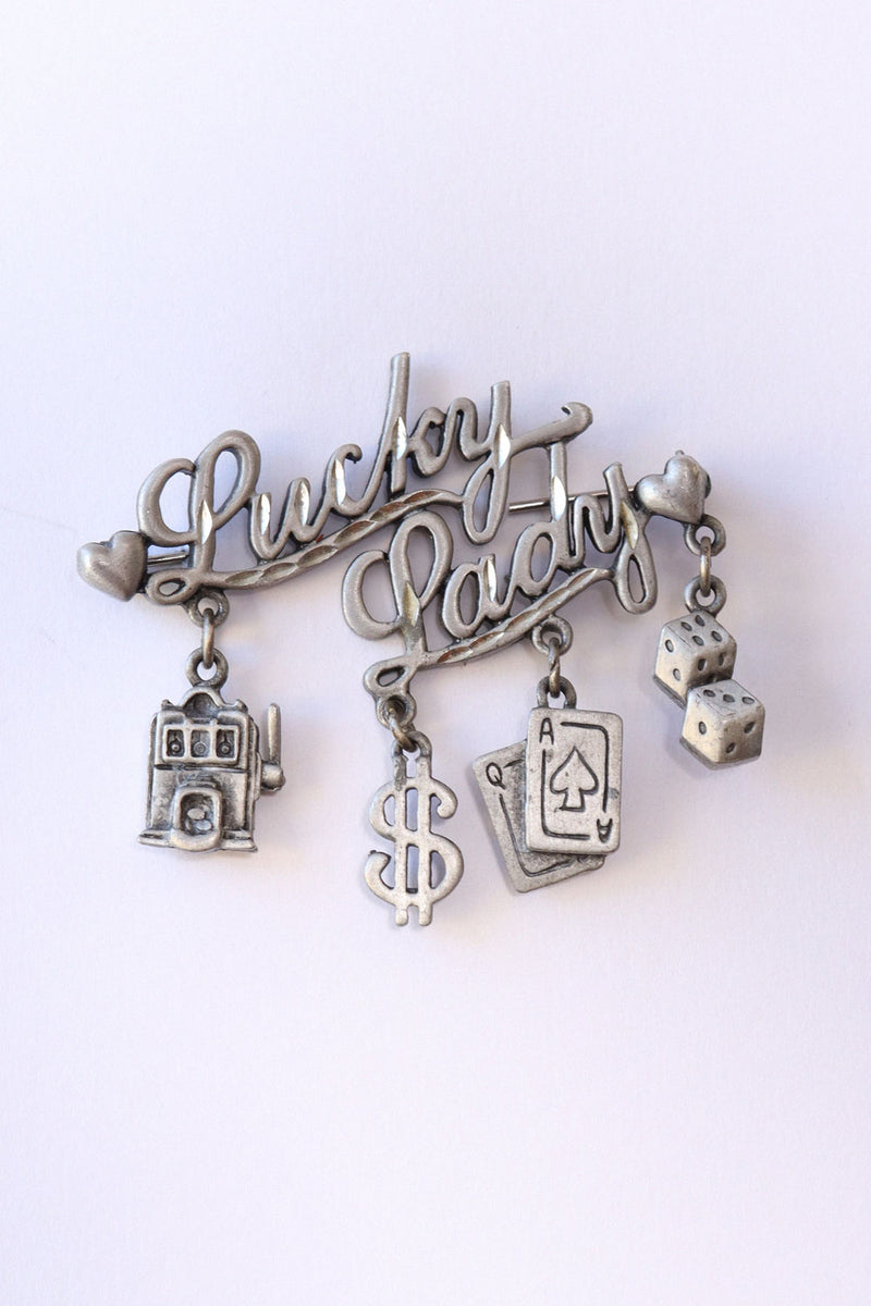 JJ Lucky Lady Brooch