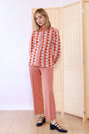 Orange Checkered Leisure Suit S/M