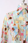 Stephen Burrows' Y2K City Girl Blouse M