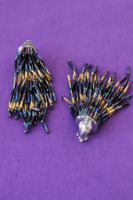 Fireworks Beaded Clip-ons