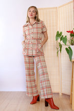 Desert Plaid Leisure Suit S/M