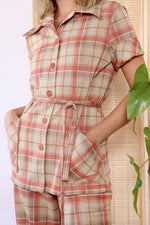 Desert Plaid Leisure Suit S/M