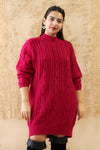 Azalea Cableknit Sweater Dress S-L