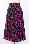 Iris Print Peasant Skirt XS-M