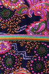 1960s Psychedelic Paisley Maxi XS/S