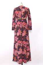 1960s Psychedelic Paisley Maxi XS/S