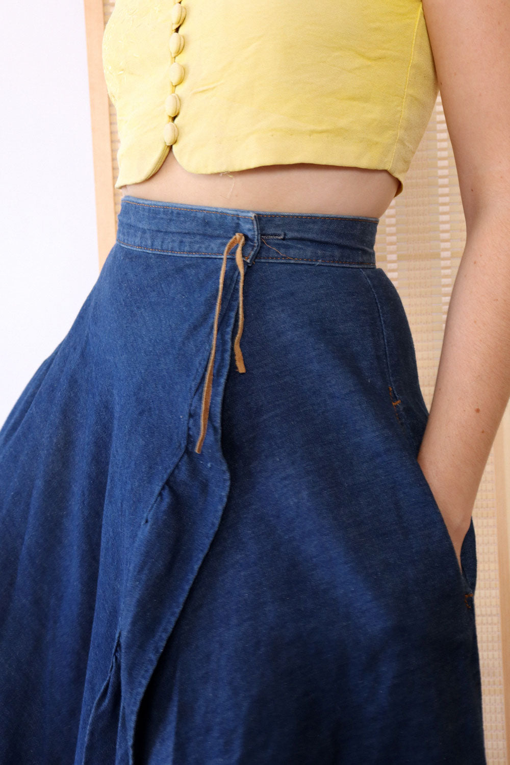 Levi's Denim Peasant Skirt XS/S