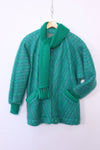 Donegal Fern Green Mohair Jacket S/M