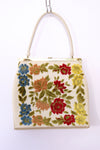 Floral Chenille Handbag