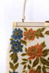 Floral Chenille Handbag