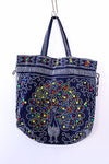 Peacock Beaded Tote