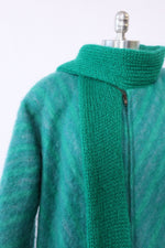 Donegal Fern Green Mohair Jacket S/M