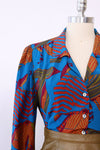 Maison Mendessolle Vivid Silk Blouse S/M