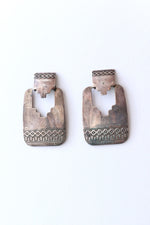 Sterling Southwest Etched Earrings