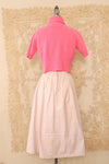 Blush Leather Ballerina Skirt XS