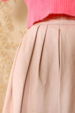 Blush Leather Ballerina Skirt XS