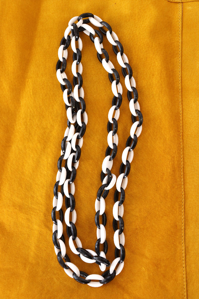 Black & White Chain Necklace