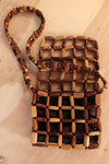 Chunky Wooden Bead Bag