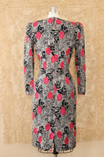 Silk Statement Floral Dress S