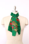 Wool Rose Babushka Scarf