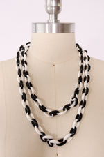 Black & White Chain Necklace