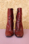 Blood Red Snake Booties 7/7.5