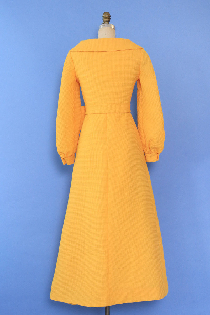 Nettie Daffodil Waffle Weave Maxi S