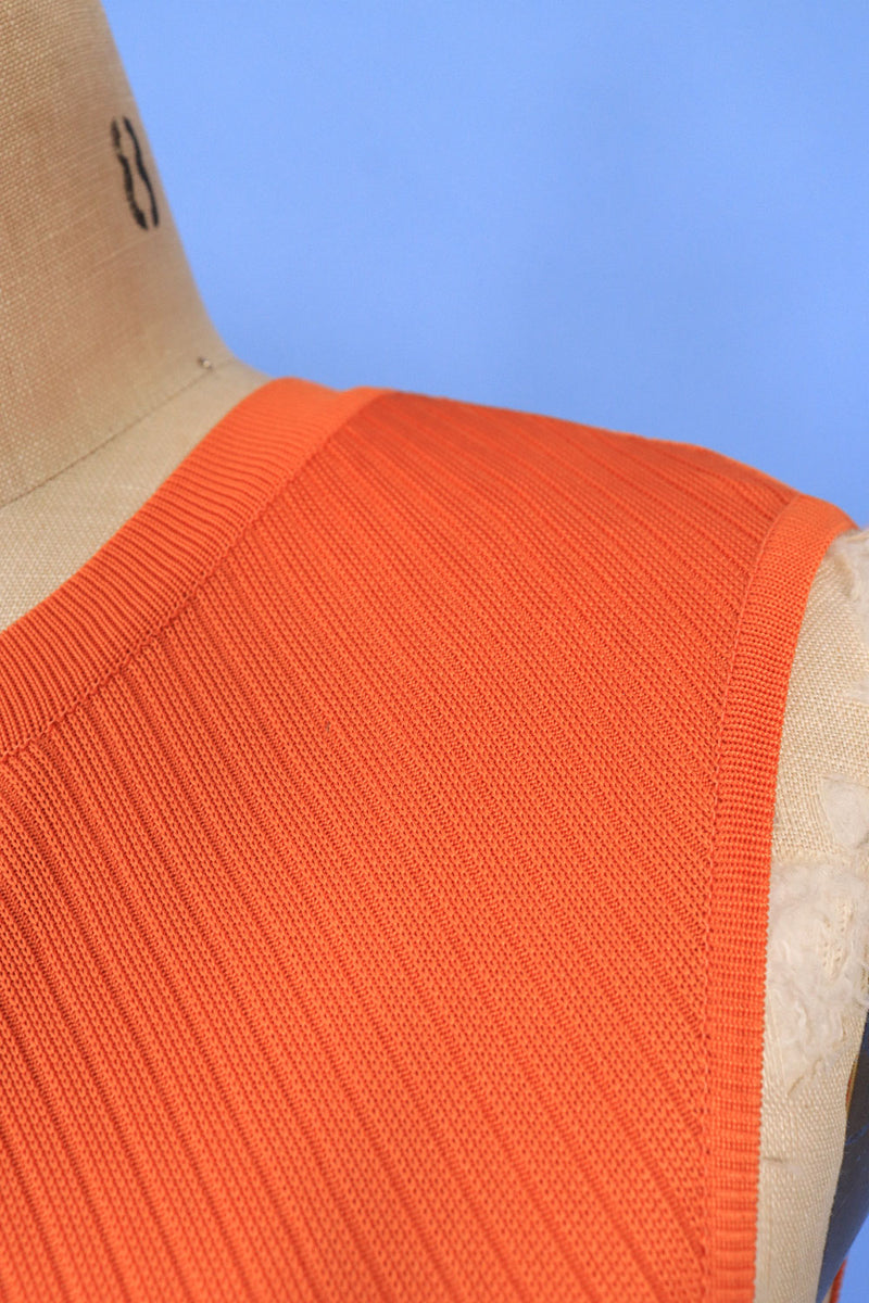 Goldworm Tangerine Knit Sheath  XS/S