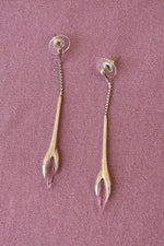 Budding Tulip Dangle Earrings