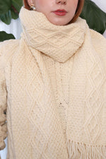 Irish Wool Fringe Scarf