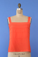 Coral Buttonback Tank M