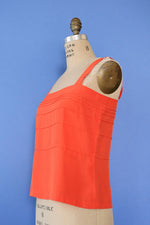 Coral Buttonback Tank M