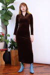 Soft Rib Chocolate Knit Maxi XS-M