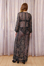 Glitterati Sheer Gown S/M