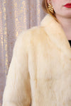 French Vanilla Rabbit Coat S