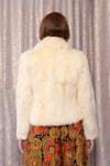 French Vanilla Rabbit Coat S