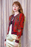 Kazar Beaded Silk Tassel Jacket S/M