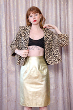 Leopard Faux Fur Jacket XS-M