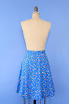 Pansy Print Skirt and Bandana XS/S