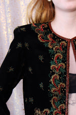 Noel Sequined Velvet Jacket XS/S