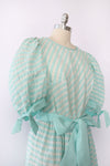 Seafoam Striped Princess Dress L/XL