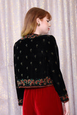 Noel Sequined Velvet Jacket XS/S