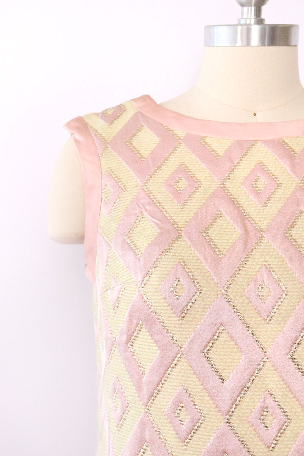 Pink Lemonade Brocade Shift M