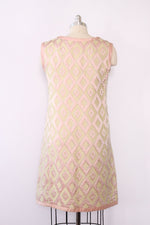 Pink Lemonade Brocade Shift M