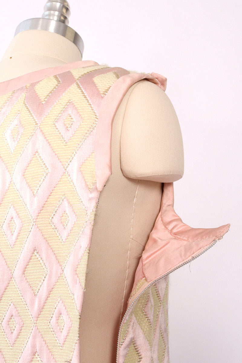 Pink Lemonade Brocade Shift M