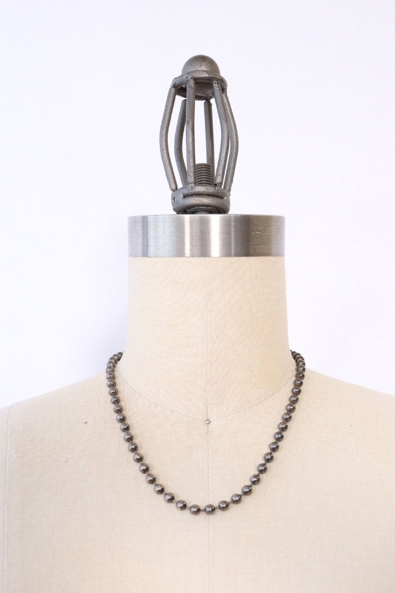 Italian Silver Ball Choker