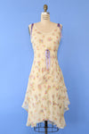 Ralph Lauren Silk Chiffon Garden Dress L