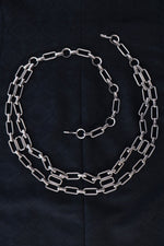 Brick Metal Chain Belt 25-38.5"