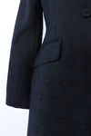 Black Brocade Blazer Coat S