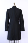 Black Brocade Blazer Coat S